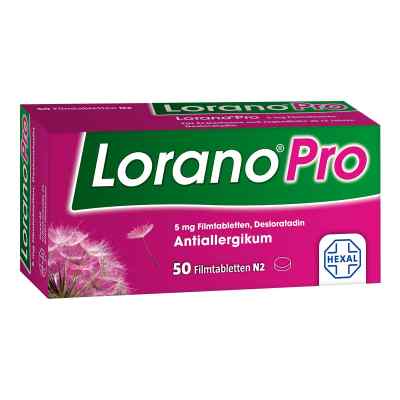 Lorano® Pro 5 mg - Allergietabletten für Deinen Heuschnupfen 50 stk von Hexal AG PZN 10090197