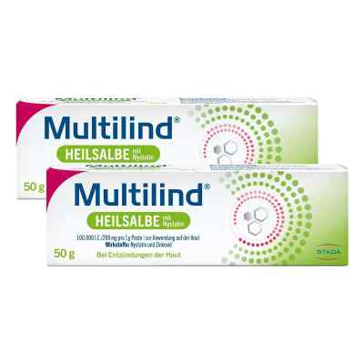 Multilind Wund- und Heilsalbe mit Nystatin und Zinkoxid 2X50 g von STADA Consumer Health Deutschland GmbH PZN 19373689