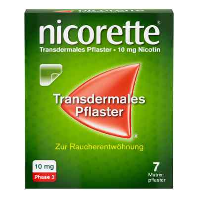 Nicorette TX Pflaster mit 10 mg Nikotin zur Rauchentwöhnung 7 stk von Johnson & Johnson GmbH (OTC) PZN 03273313