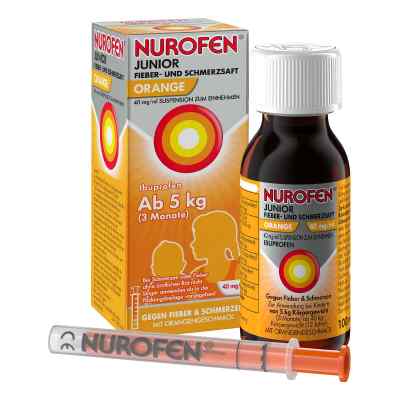 NUROFEN Junior Fieber- und Schmerzsaft Orange 40 mg/ml 100 ml von Reckitt Benckiser Deutschland GmbH PZN 16536808