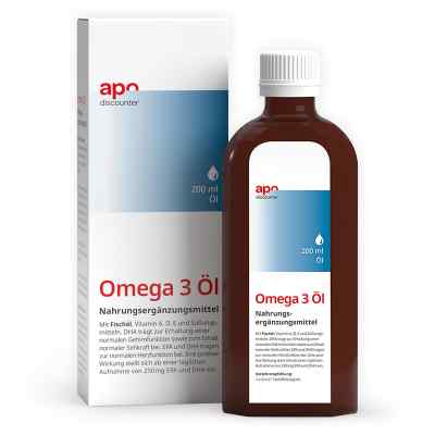 Omega 3 Öl Zitrusaroma mit EPA & DHA von apodiscounter 200 ml von apo.com Group GmbH PZN 18297696