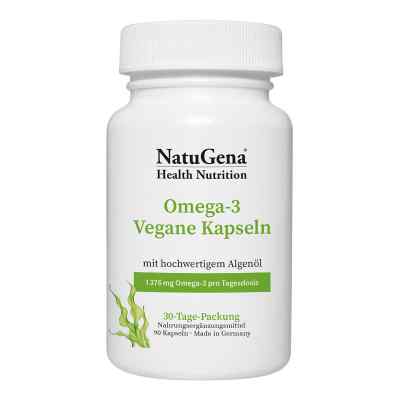 Omega-3 Vegane Kapseln 90 stk von NatuGena GmbH PZN 18913824