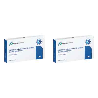  Safecare Covid-19 & Influenza A/B Kombi-Selbsttest Nase 2x1 stk von Kaiser Cares GmbH PZN 08103162