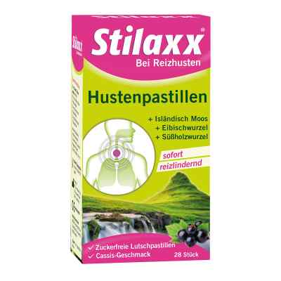 Stilaxx Hustenpastillen Pastillen bei Reizhusten 28 stk von MEDICE Arzneimittel Pütter GmbH&Co.KG PZN 14447325